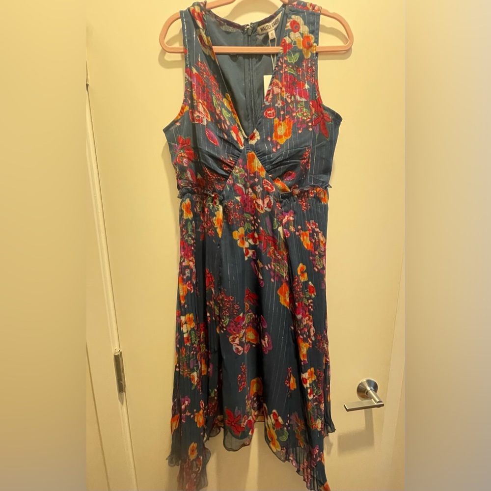 NWT Walter Baker Midi Floral Dress Size 10 (M/L)